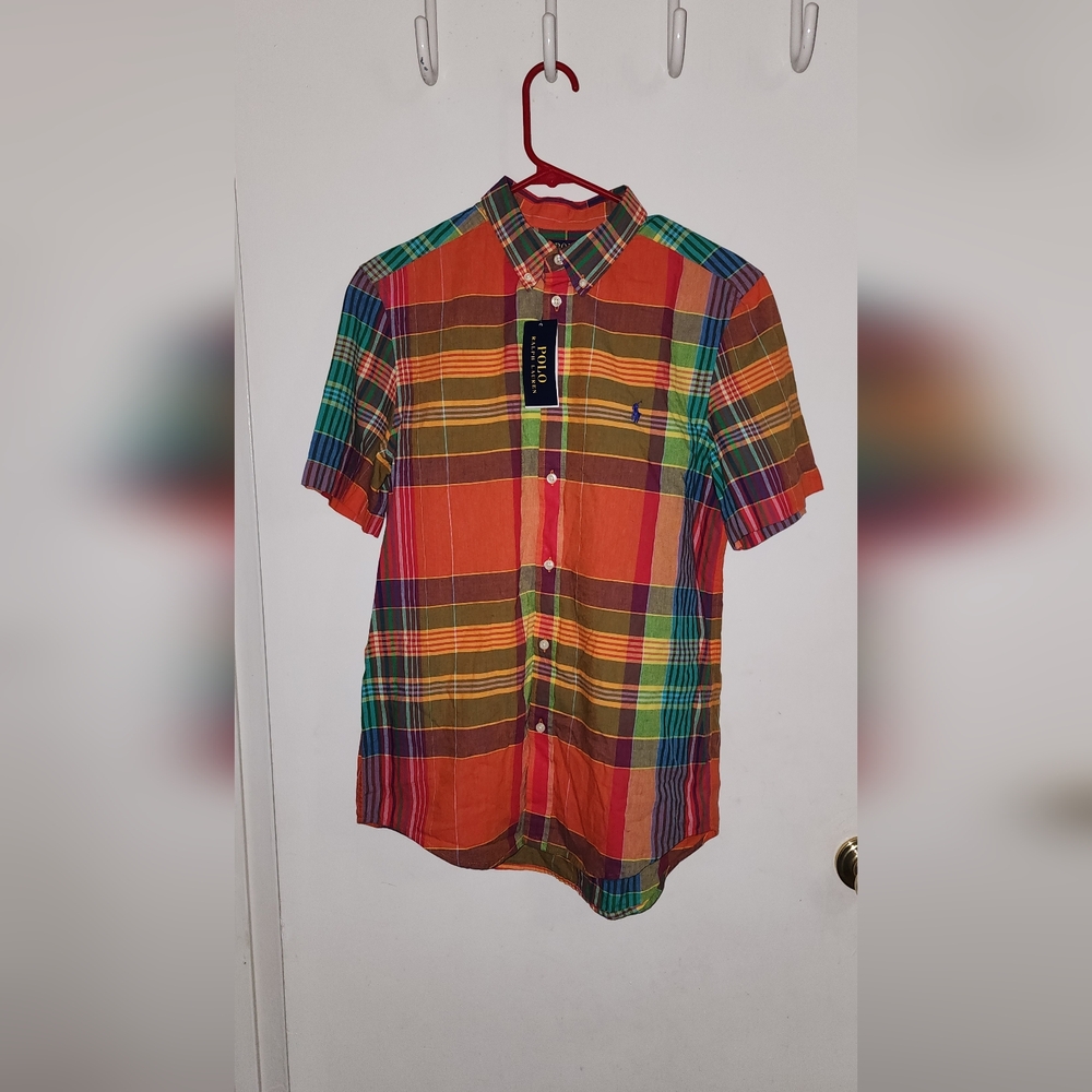 Polo by Ralph Lauren Multicolor Plaid Youth XL 18-20